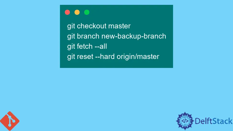 Pull Überschreiben in Git erzwingen