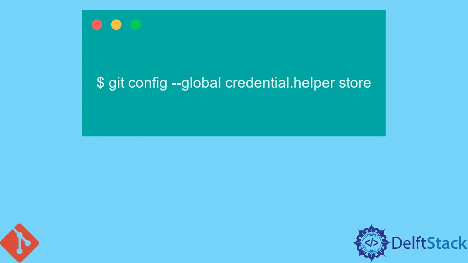 Configure las credenciales de Git para recuperar la contraseña y el nombre de usuario