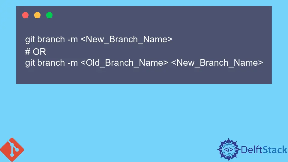 How to Rename Local and Remote Git Branch