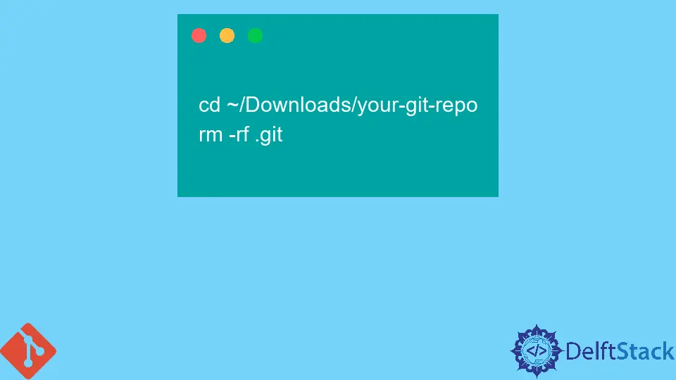 How to Remove Version Tracking From Folder in Git