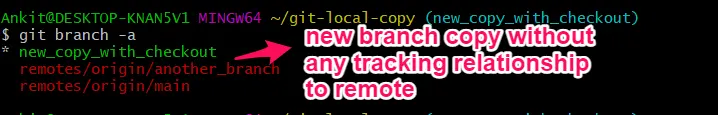 Checkout No Tracking Relationをコピー