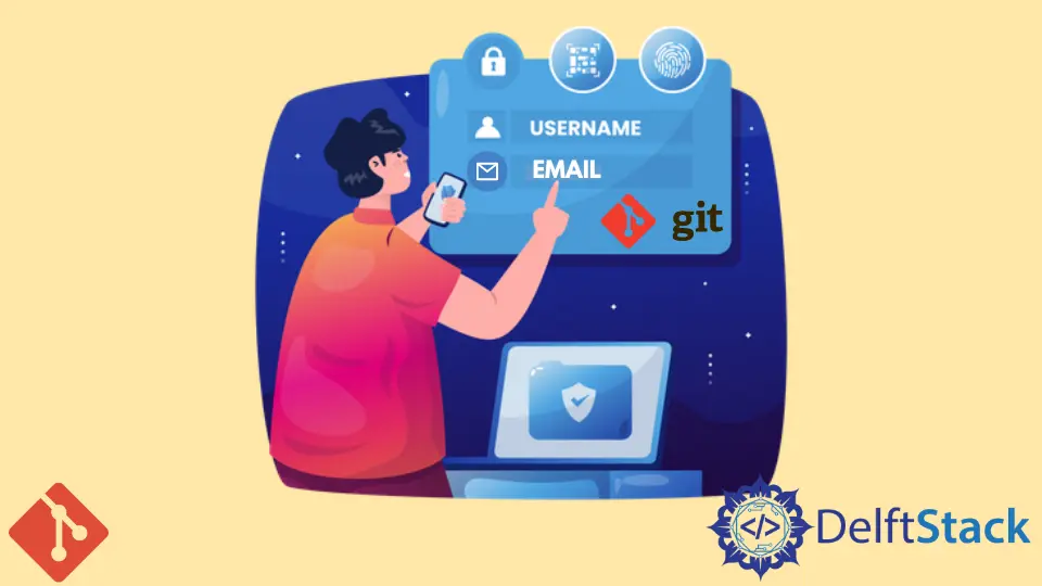Verifique la configuración de nombre de usuario y correo electrónico en Git
