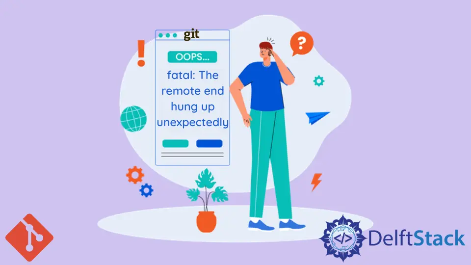 Fatal: el extremo remoto colgó el error inesperado en Git