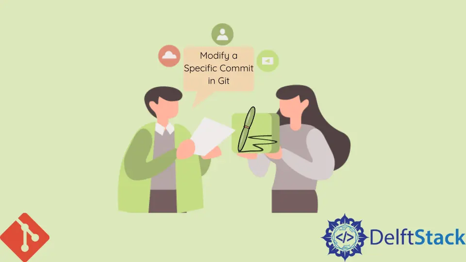 Modificar una confirmación específica en Git
