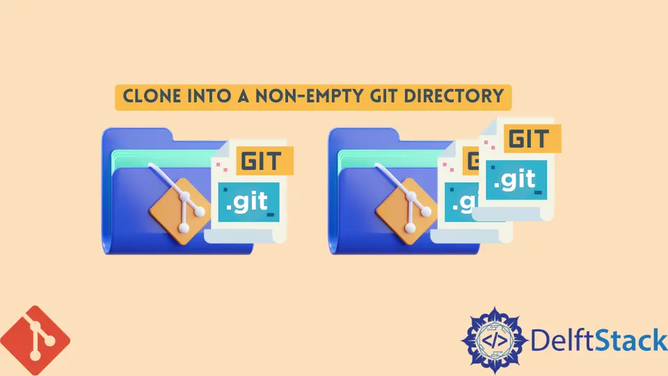 Clonar en un directorio Git no vacío