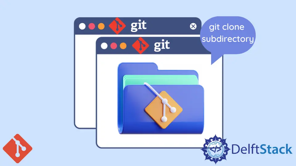 Clonar subdirectorio del repositorio Git