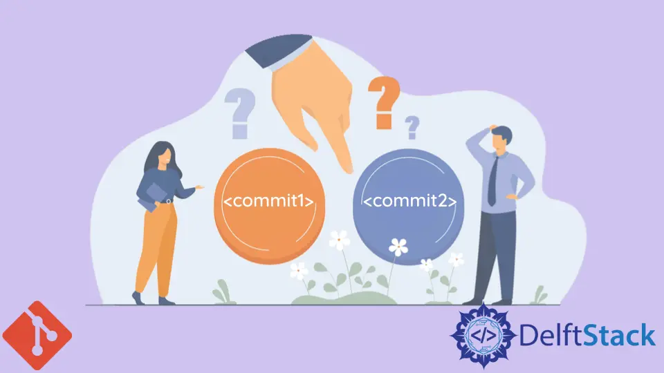 Diferencia entre dos commits en Git