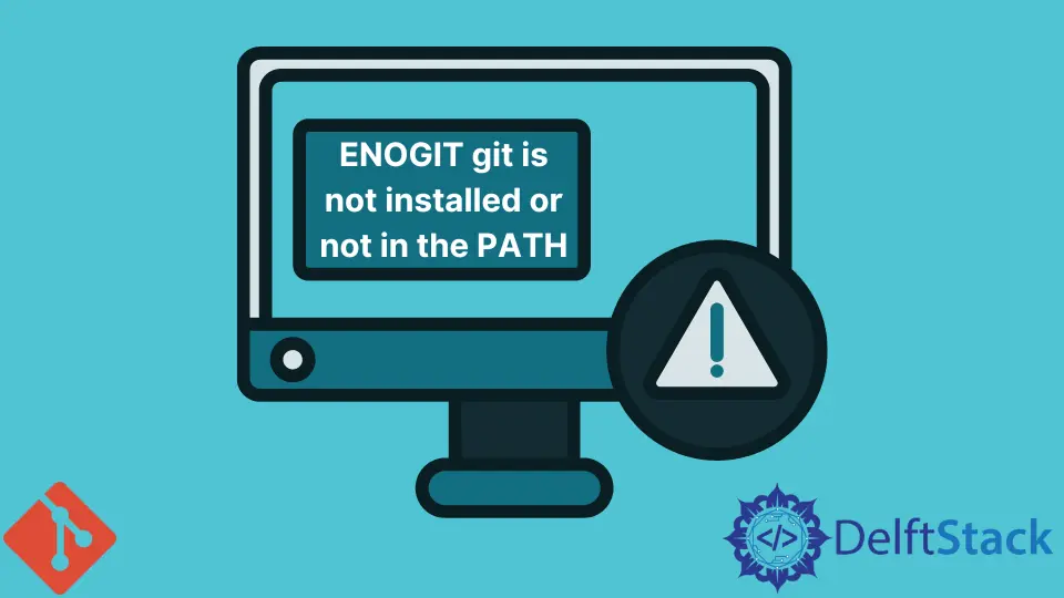 Bower: ENOGIT Git ist nicht installiert oder nicht im PATH
