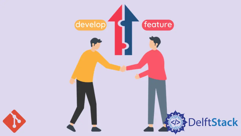 How to Merge Develop Into Feature in Git