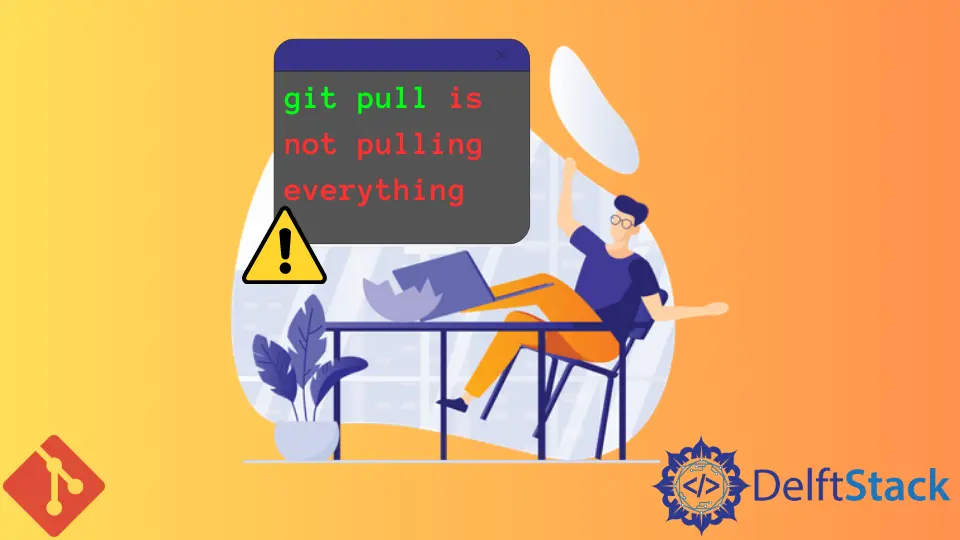 Git Pull이 모든 것을 당기지 않음
