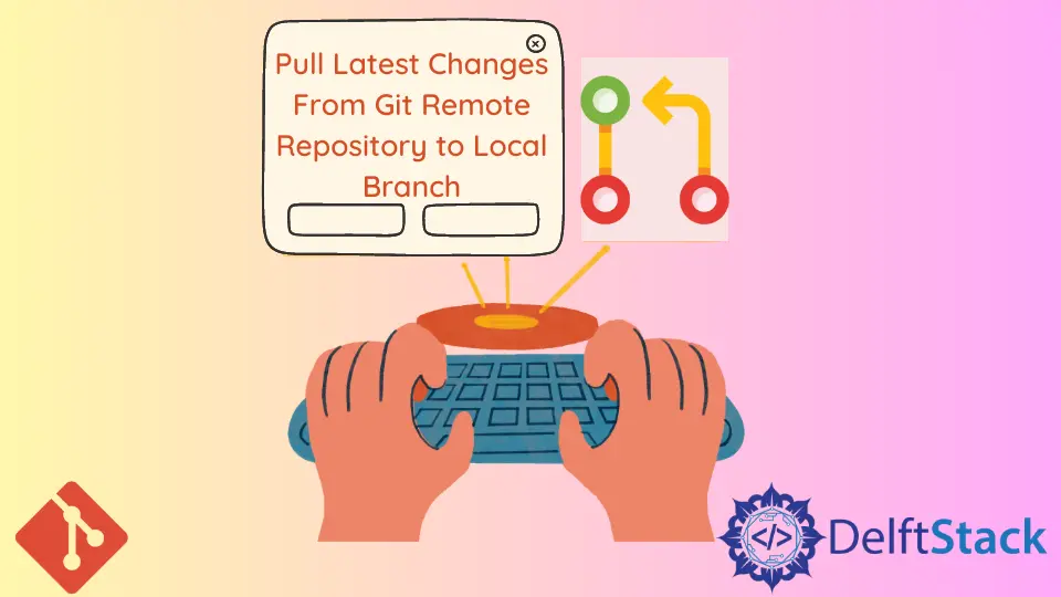 Obtener los últimos cambios del repositorio remoto de Git a la rama local