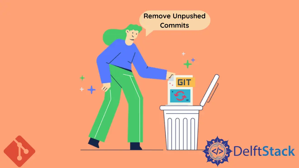 Eliminar commits no insertadas en Git