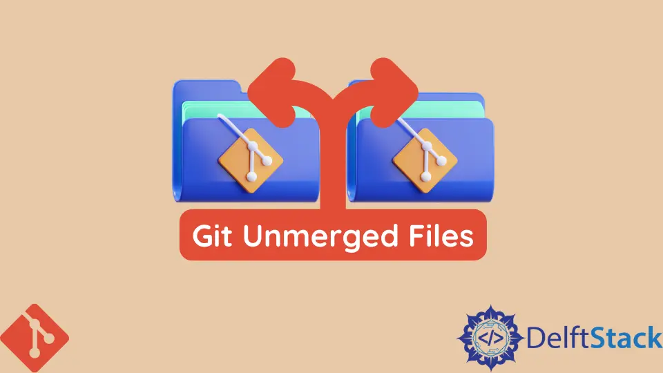 Nicht zusammengeführte Git-Dateien
