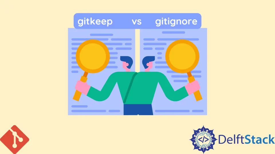 gitkeep y gitignore en Git