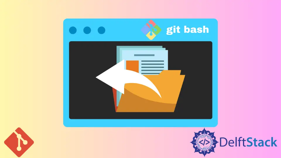 Öffnen Sie eine Datei auf Git Bash