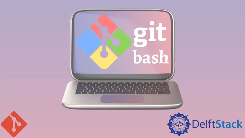 Öffnen Sie Git Bash auf dem Mac