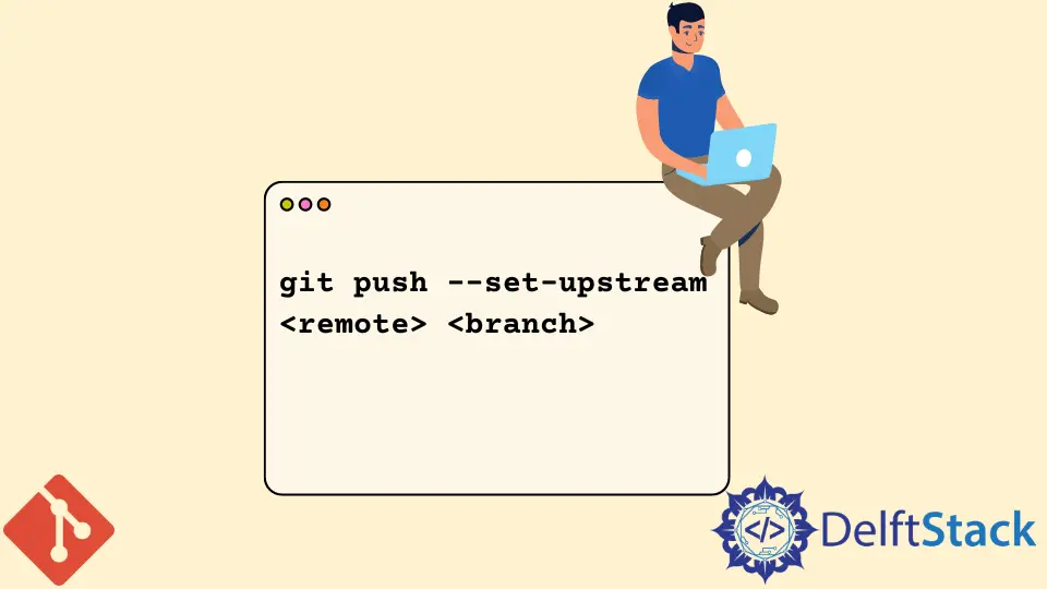 Upstream einrichten in Git