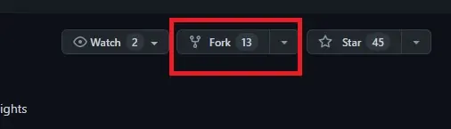 Fork Button