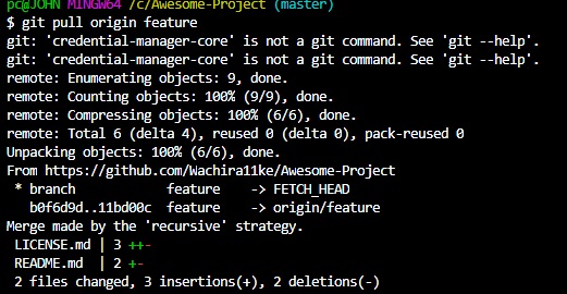 Git Pull Origin Branch Overwrites Master Branch | Delft Stack