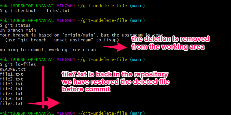 Git Restore Deleted File 2 Steps