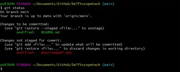 Git-Status