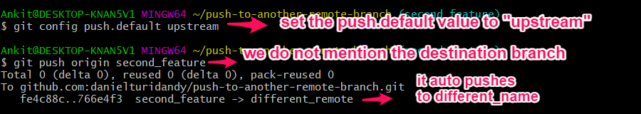 git config edit remote pushdefault