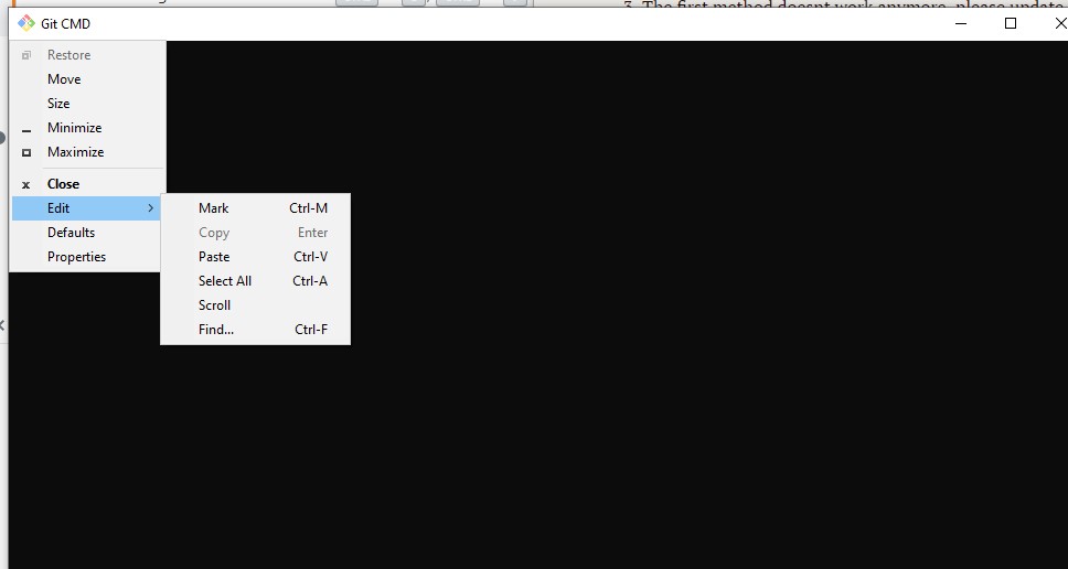 Copy and Paste in Git Bash | Delft Stack