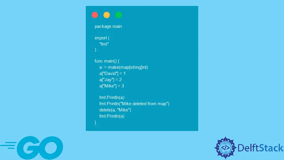 How to Delete Key From Map in Go