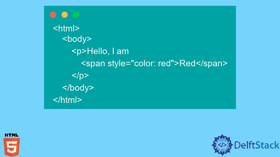 Change the Color of One Word in a String of Text in HTML