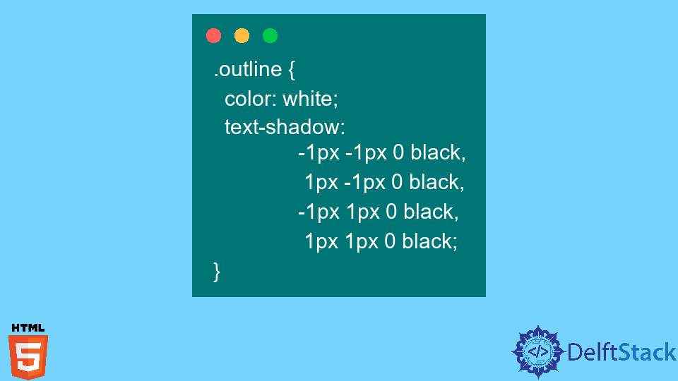 Outline Text in HTML