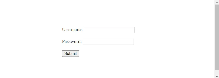 center a form using flexbox margin