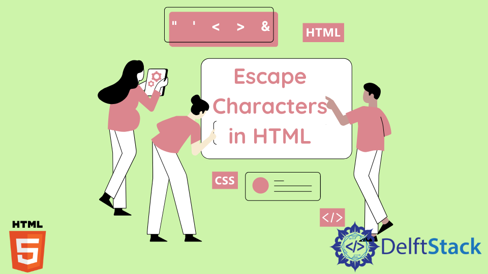Caracteres de escape en HTML