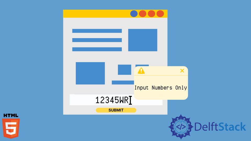 Allow Only Numeric Input in HTML