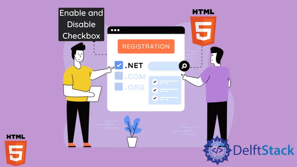 How to Enable and Disable Checkbox in HTML
