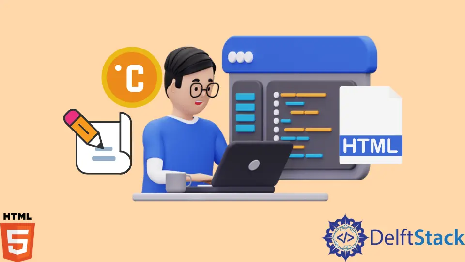 How to Write Degree Celsius Symbol in HTML