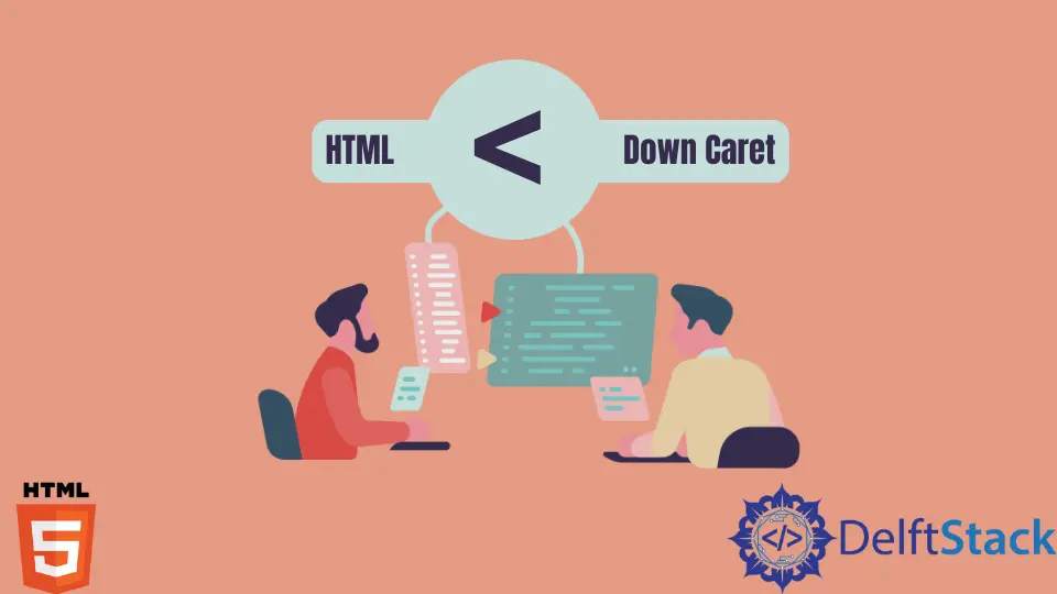 HTML Down Caret