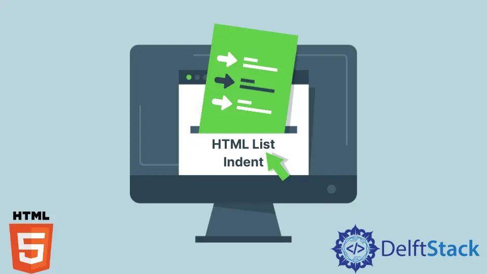 HTML-Listeneinzug