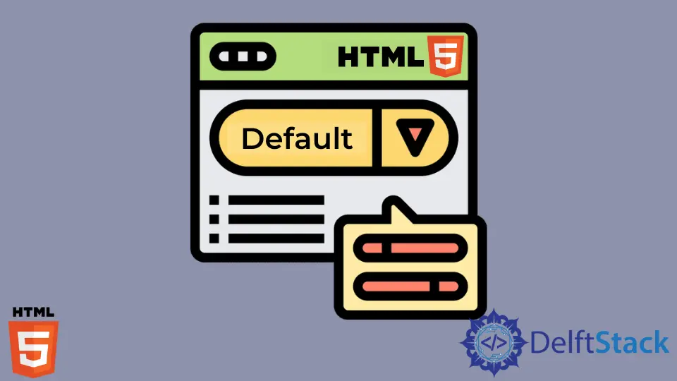 How to Select Default Value in HTML