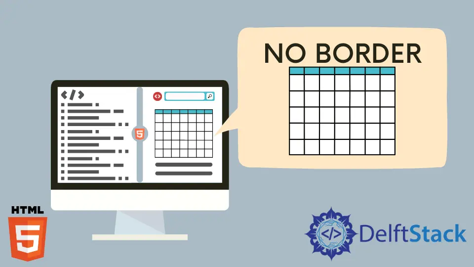 Remove Borders From Html Table Delft
