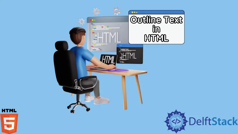 How to Outline Text in HTML