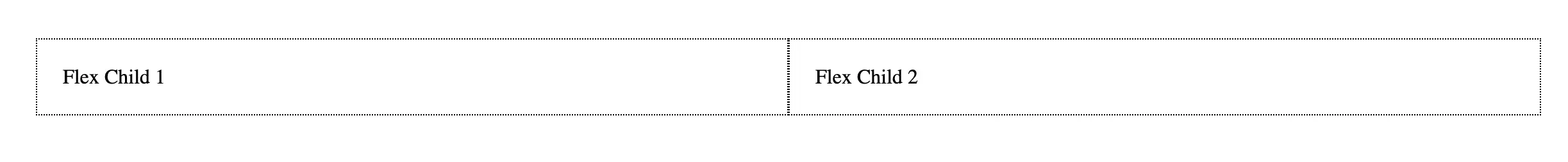 html div side by side flex