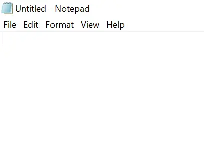 notepad main page