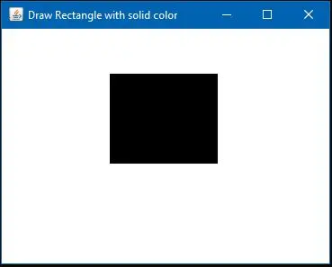 How to Fill Rectangle in Java