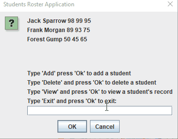 Roster Application in Java