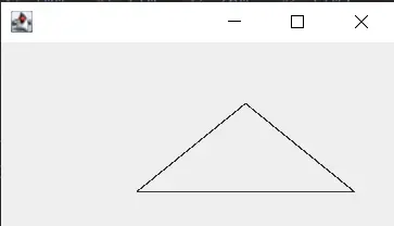 Java로 삼각형 그리기-Drawline
