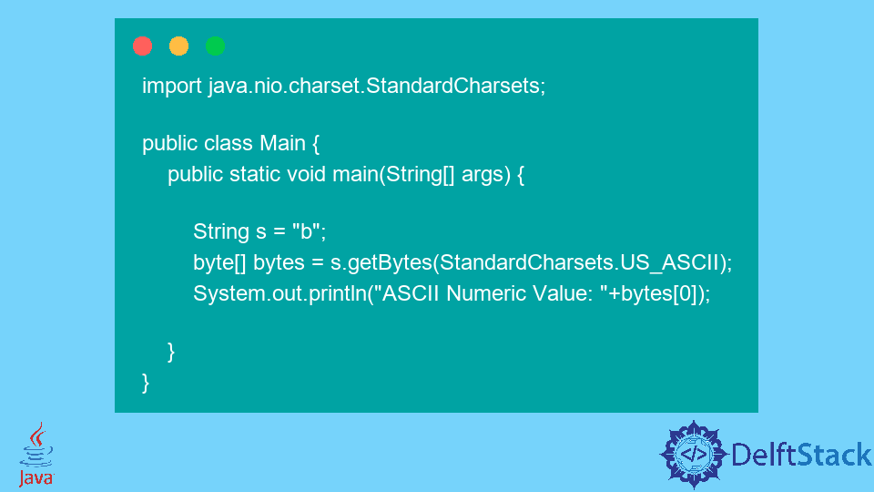 Convert Character to ASCII Numeric Value in Java