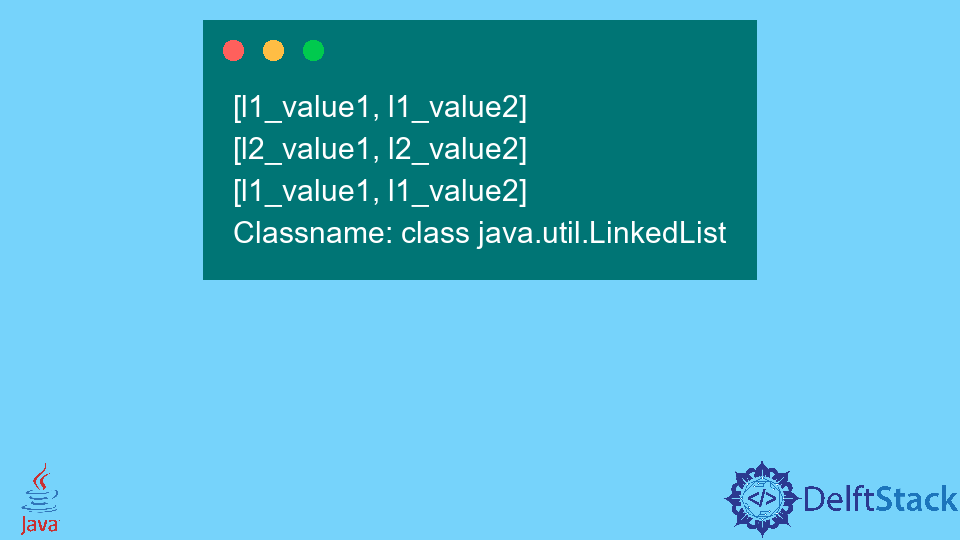 Matriz de lista vinculada em Java