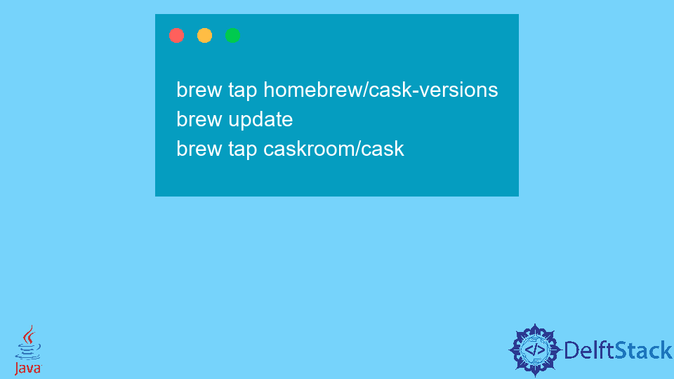 Install Java Using Brew