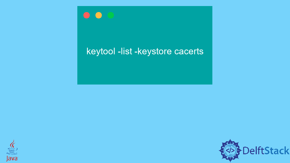 Cacerts vs Keystore in Java