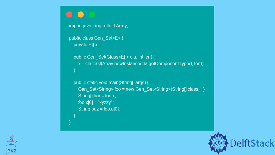Generische Array-Erstellung in Java